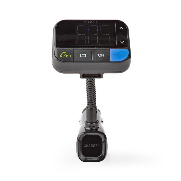 Kfz Audio FM Transmitter | Schwanenhals | freisprechend | 1.5 " | LED Bildschirm | Bluetooth® | 5.0